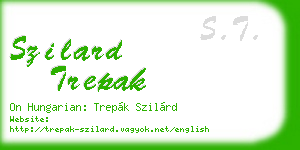 szilard trepak business card